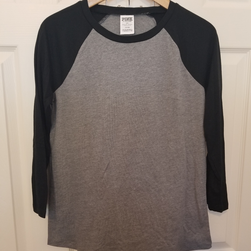 VS PINK BASEBALL TEE NWOT